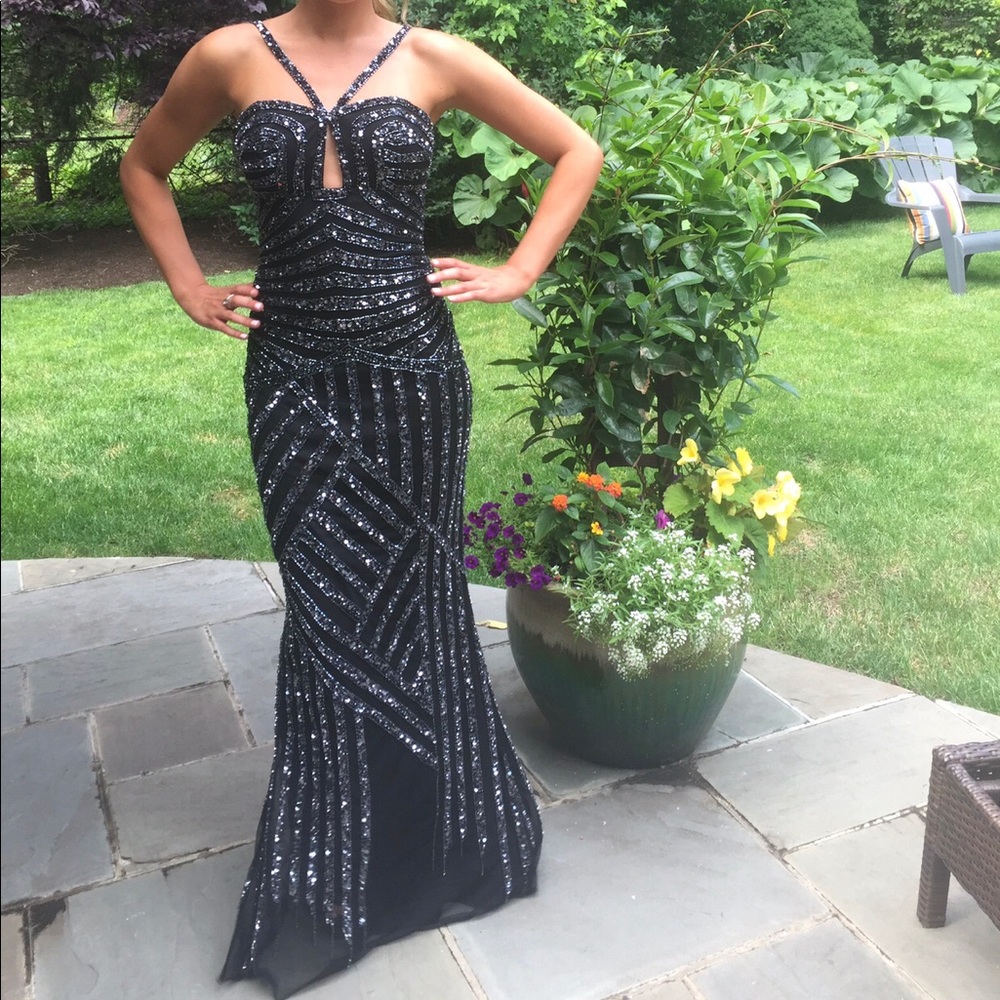Sequin formal gown